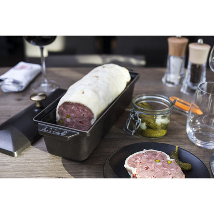 STAUB Specialities 30 X 11 cm Cast Iron Rectangular Terrine, Black