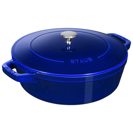STAUB Stackable Set Stackable Set Large 4 Piece Cast Iron, Dark-Blue-3