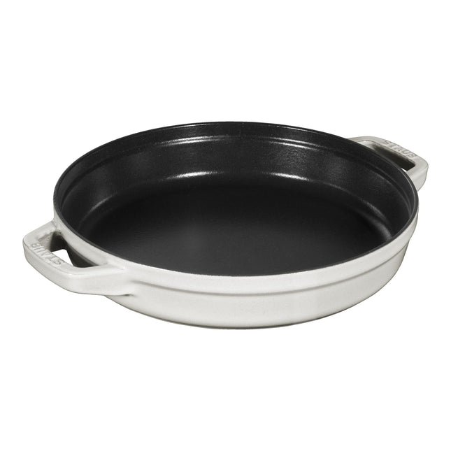 STAUB Stackable Set Stackable Set Medium 4 Piece Cast Iron, White Truffle