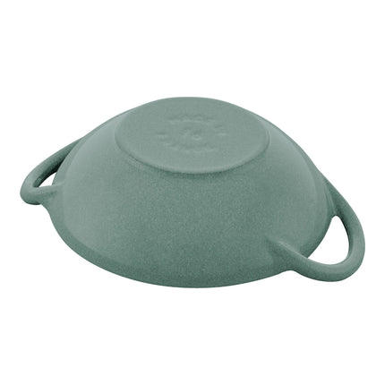 STAUB Specialities 16 cm / 6.5 inch Cast Iron Wok, Eucalyptus