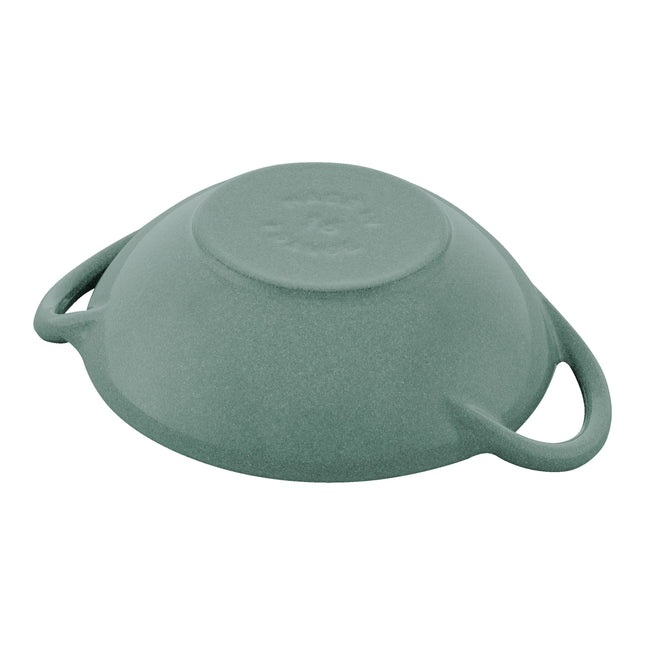 STAUB Specialities 16 cm / 6.5 inch Cast Iron Wok, Eucalyptus