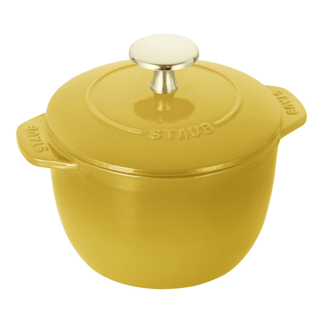 STAUB La Cocotte 1.75 L Cast Iron Round Rice Cocotte, Citron-0