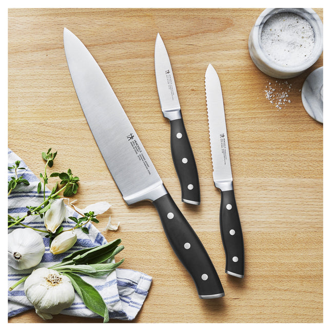 HENCKELS Forged Accent 3 Piece Knife Set, Black-1