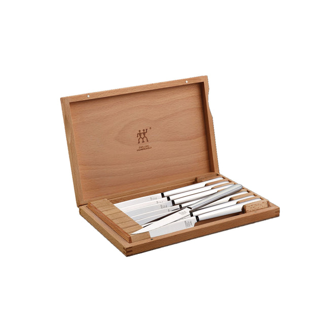 Contemporary Steak Knife Set, 8 Piece