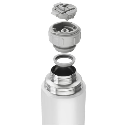 ZWILLING Thermo Beverage Bottle, 1 L, White-Grey