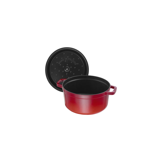 STAUB La Cocotte 2.5 L Cast Iron Round Cocotte, Cherry-1