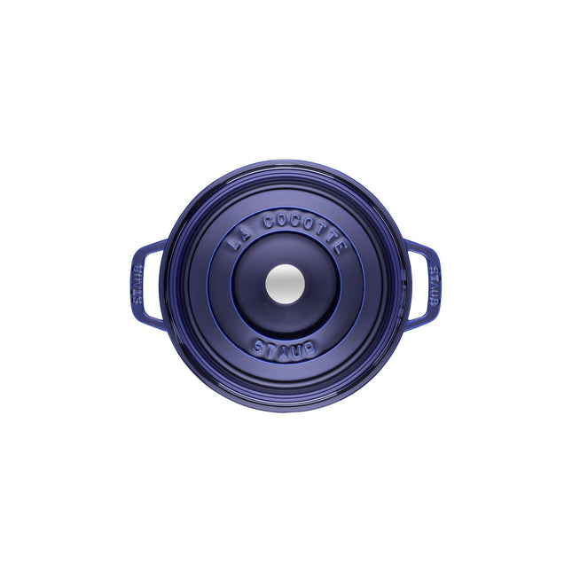 STAUB La Cocotte 6.75 L Cast Iron Round Cocotte, Dark-Blue-1