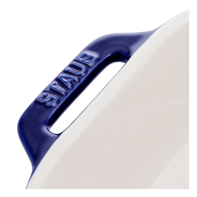 STAUB Ceramique 1 L Ceramic Rectangular Oven Dish, Dark-Blue-1
