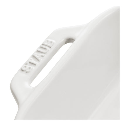 STAUB Ceramique 2,4 L Ceramic Rectangular Oven Dish, White