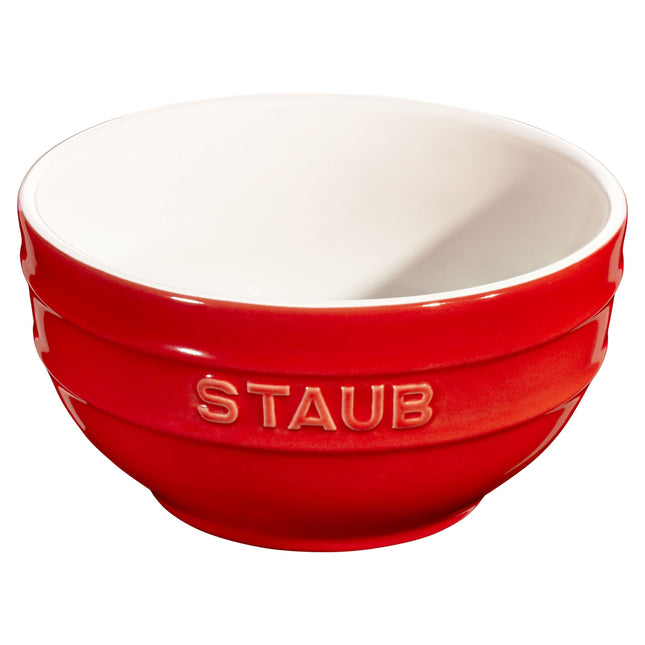 STAUB Ceramique 14 cm Ceramic Round Bowl, Cherry-0