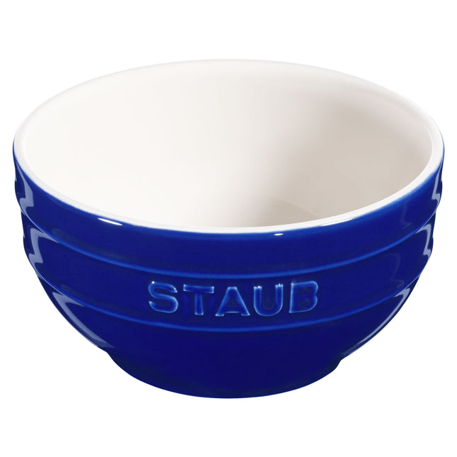 STAUB Ceramique 14 cm Ceramic Round Bowl, Dark-Blue-0
