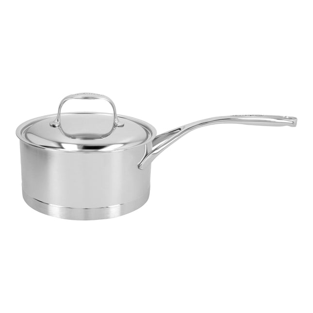 DEMEYERE Atlantis 7 2.2 L 18/10 Stainless Steel Round Sauce Pan With Lid, Silver-0