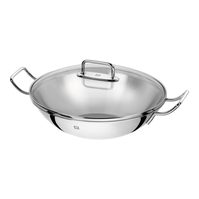 ZWILLING Plus 3 Piece 18/10 Stainless Steel Wok With Steamer And Lid-1