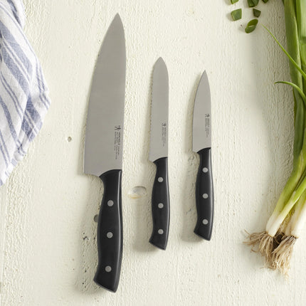 HENCKELS EverPoint 3 Piece, Knife Set, Black