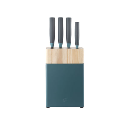 ZWILLING Now S 6 Piece Knife Block Set, Blueberry