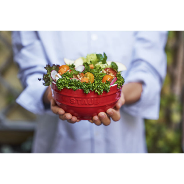 STAUB Ceramique 14 cm Ceramic Round Bowl, Cherry-1