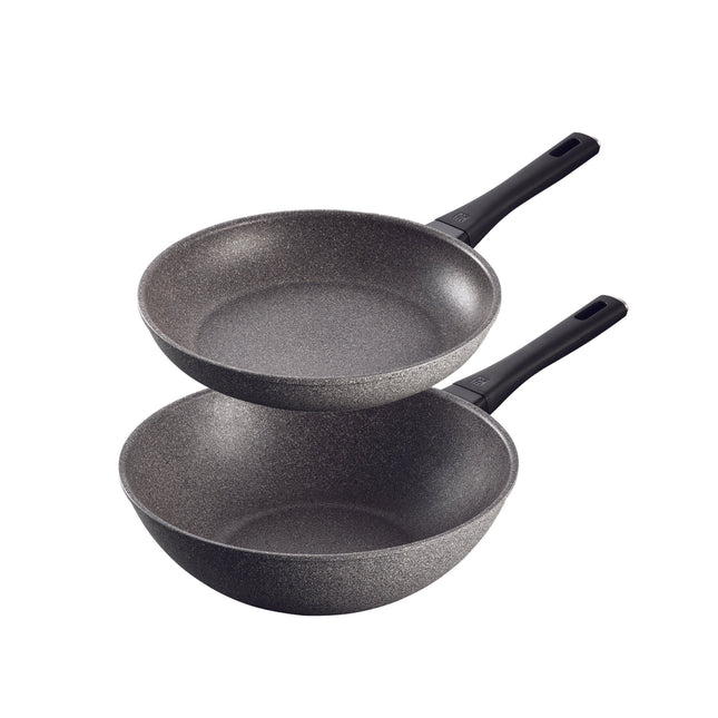 ZWILLING Terreno 2 Piece Aluminum Frypan And Wok Set-0