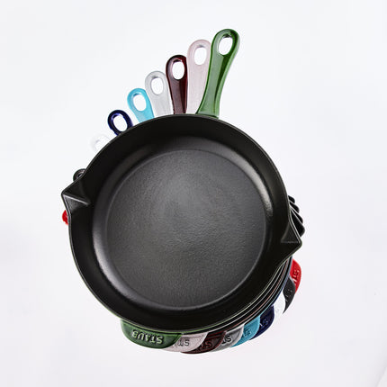 STAUB Pans 30 cm / 12 inch Cast Iron Frying Pan, Grenadine-Red