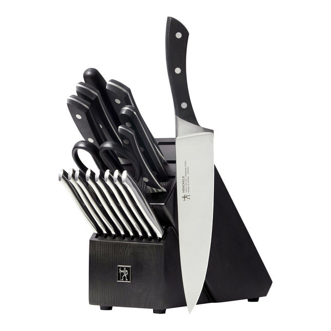 HENCKELS Forged Aviara 17 Piece Knife Block Set-0