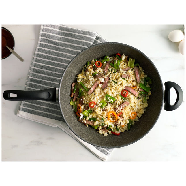 ZWILLING Bologna Granitium 32 cm / 12.5 inch Aluminum Wok