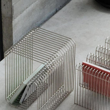 Minimalist Metal Magazine Rack-4