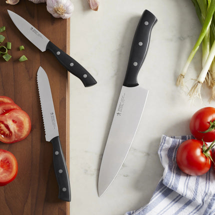 HENCKELS EverPoint 3 Piece, Knife Set, Black