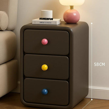 Playful Bedside Narrow Cabinet