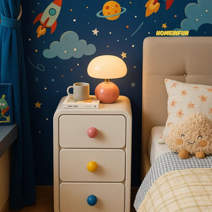 Playful Bedside Narrow Cabinet