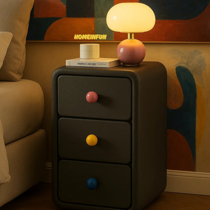 Playful Bedside Narrow Cabinet