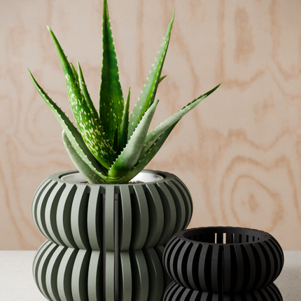 Orchid Planter DOUBLE BUBBLES-0