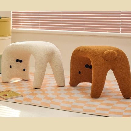 Adorable Cat Face Stool-3