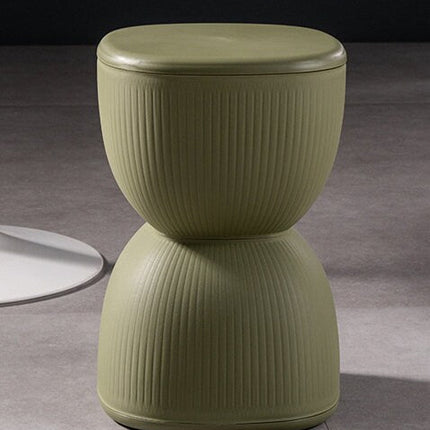 Stripe Plastic Stool Plant Stand-1